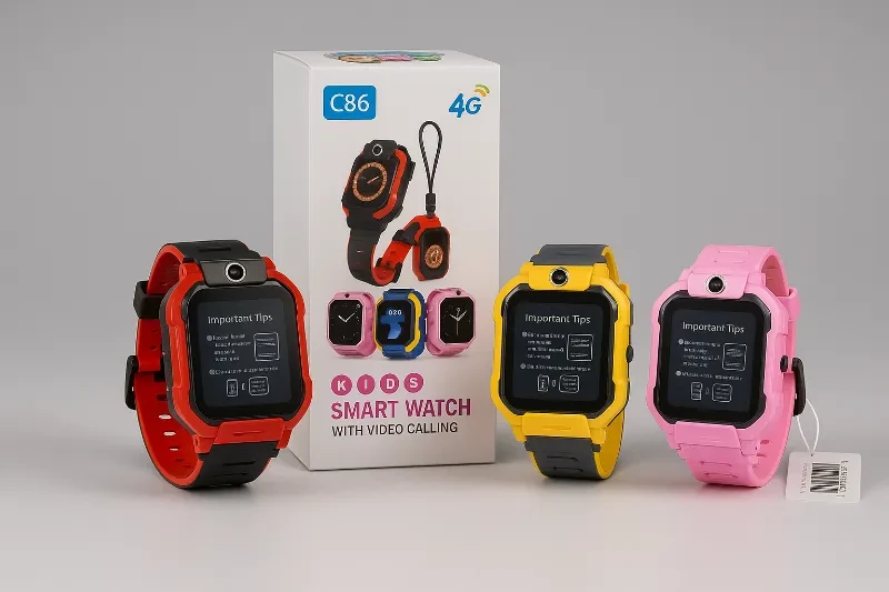 C86 4G GPS Kids Smart Watch with Video Calling
